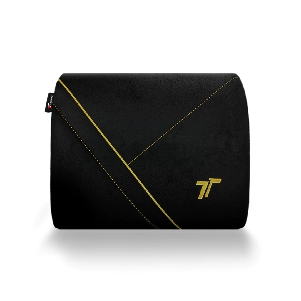 TTRacing L Size Memory Foam Lumbar Pillow with Cooltec Gel (Golden Embrace Limited Edition)