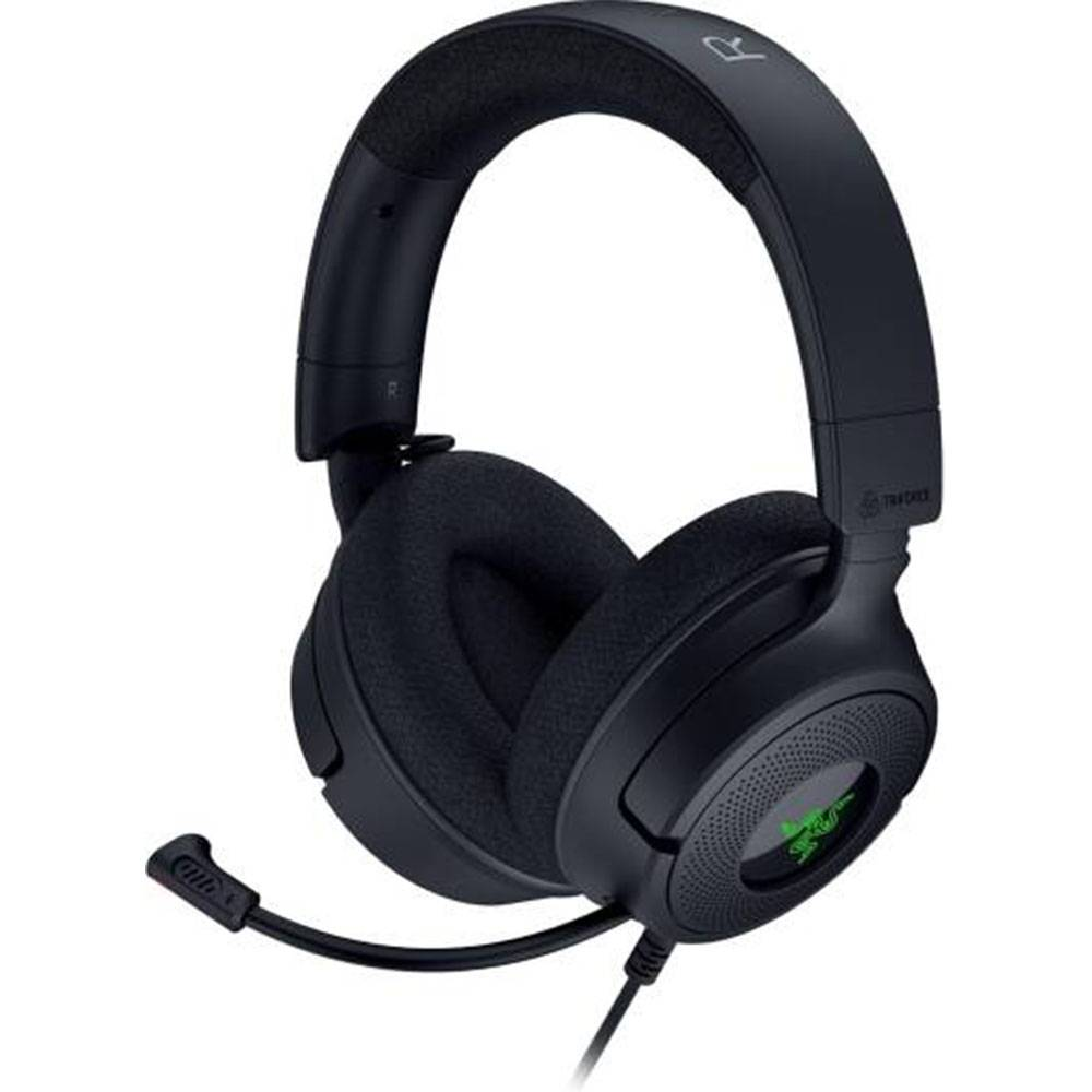 RAZER Kraken V4 X | Razer Triforce 40mm Drivers | Retractable Razer Hyperclear Cardioid Mic | 7.1 Surround Sound | Convertible Type-A & Type-C  | Razer Chroma RGB | Wired RGB Gaming Headphones & Headsets (Black)