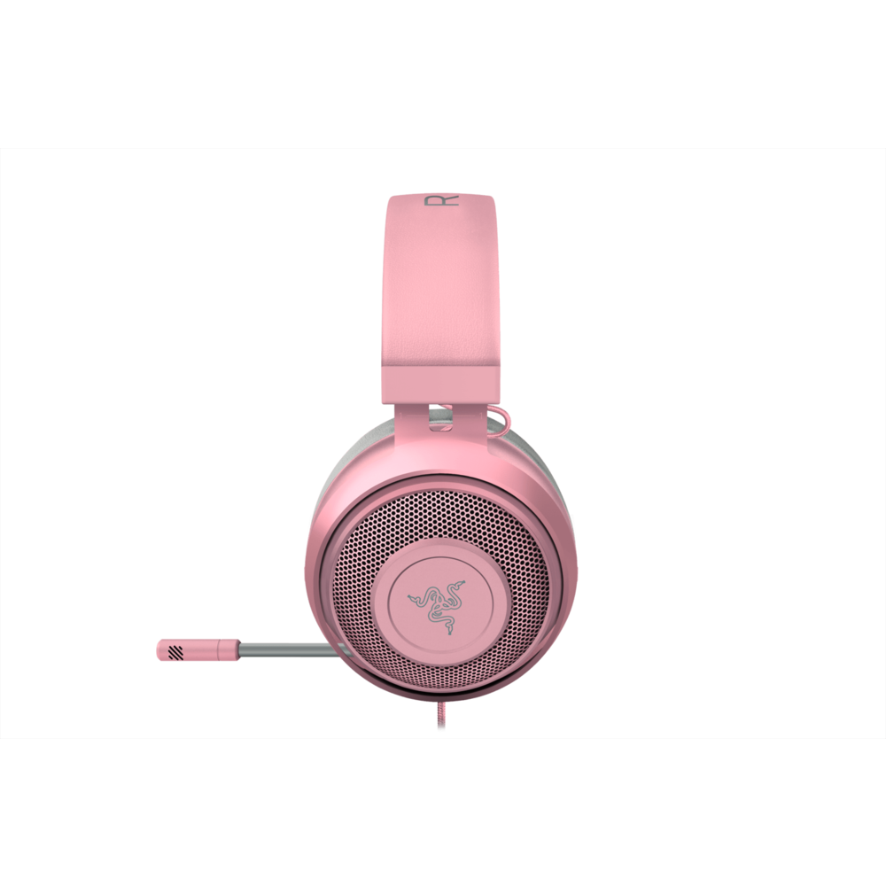 RAZER Kraken | Razer Neodymium 50mm Drivers | Retractable Razer Unidirectional Mic | 7.1 Surround Sound | Wired Gaming Headphones & Headsets (Quartz Pink)