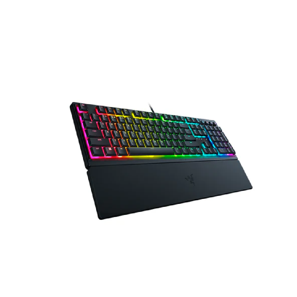 RAZER Ornata V3 | Razer Mecha Membrane Switches | UV-coated Keycaps | Ergonomic & Low Profile | Programmable Keys | Wired RGB Gaming Keyboard