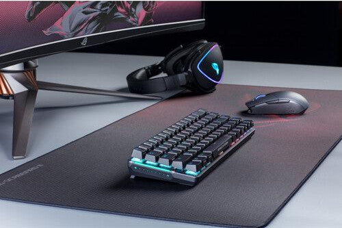 ASUS ROG Scabbard II | Protective Nano-coating Fabric | Non-slip Black Rubber Base | Water & Oil & Dust Repellent | Gaming Mousepad (Medium)