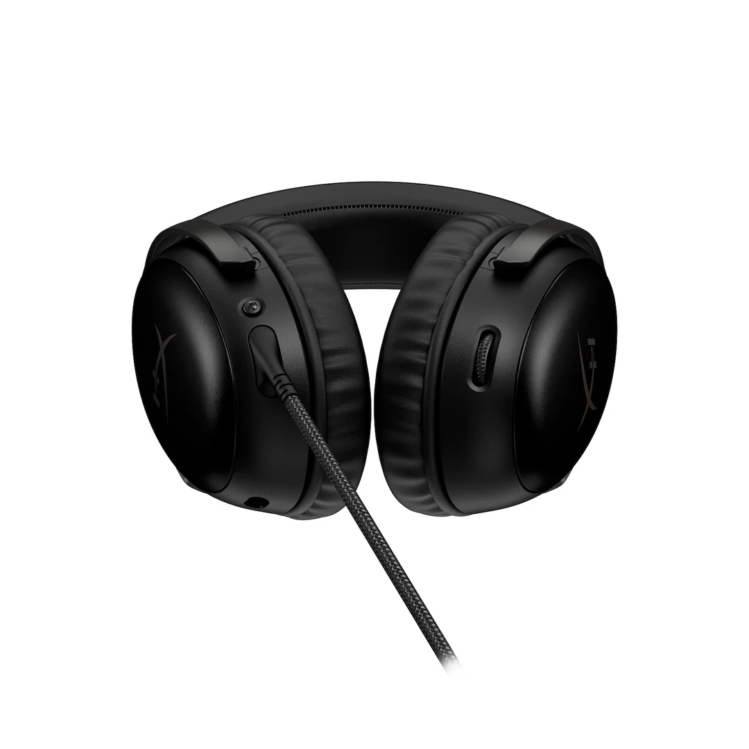 HYPERX Cloud III | 53mm Angled Drivers | HyperX Signature Memory Foam | Ultra Clear Noise Cancelling Detachable Microphone | Wired Gaming Headphones & Headsets (Black)