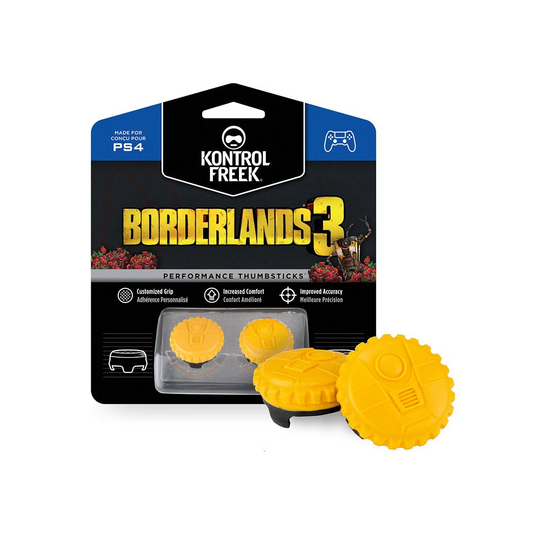 KONTROLFREEK Performance Thumbstick For PlayStation 4 DualShock 4 Controller / PlayStation 5 DualSense Controller / Xbox One Controller (Borderlands 3 ClapTrap ORANGE Edition)