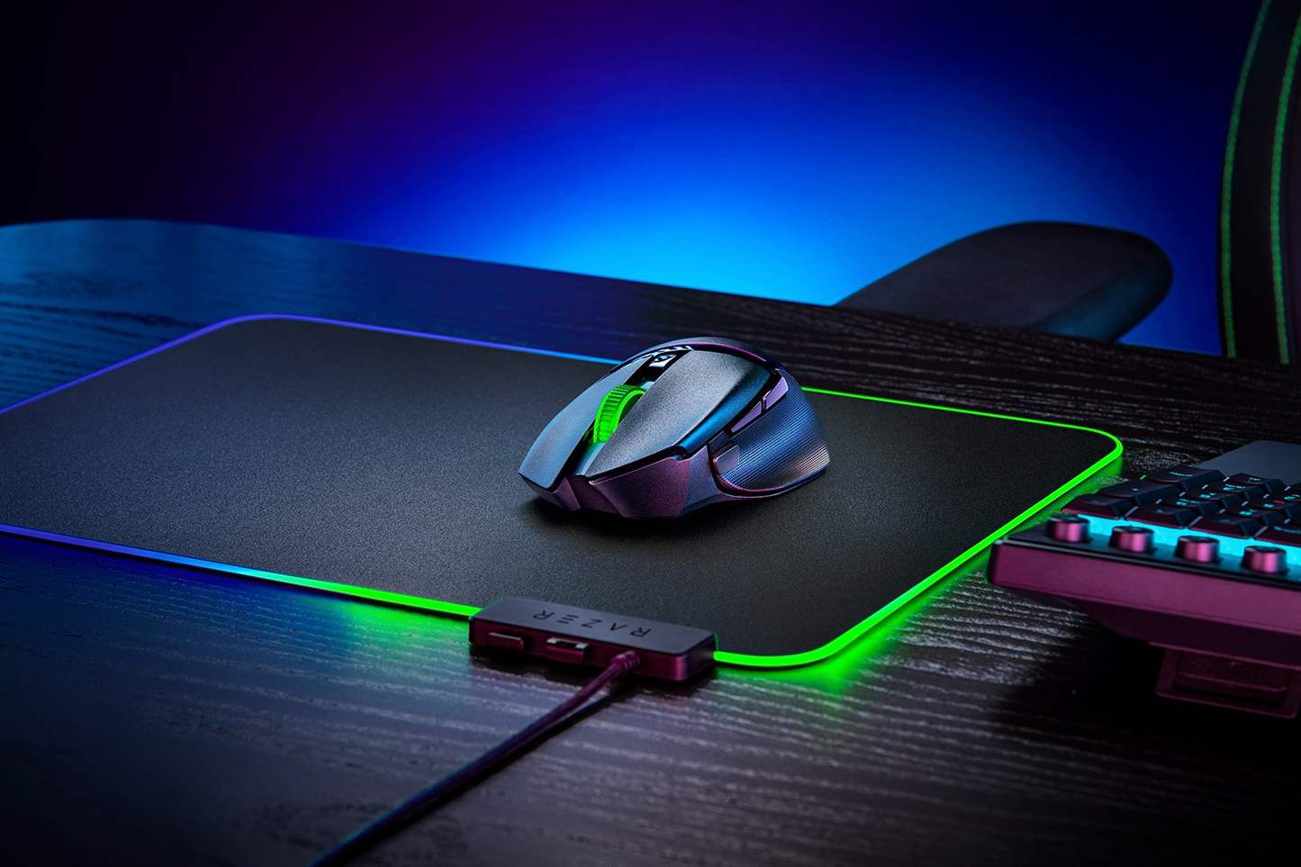RAZER Basilisk V3 X HyperSpeed | 7 Programmable Buttons | Razer 5G Advanced Optical Sensor + 18K DPI | Razer Mechanical Switches Gen 2 + 60 Million Clicks | Razer HyperSpeed Wireless + Bluetooth | Long Battery Life | Wireless RGB Gaming Mouse (Black)