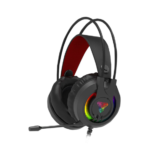 FANTECH Chief II HG20 | Noise-Cancelling Microphone | 50mm Drivers | Multi-Color Lighting | USB + 3mm Wired RGB Gaming Headphones & Headsets (Black)