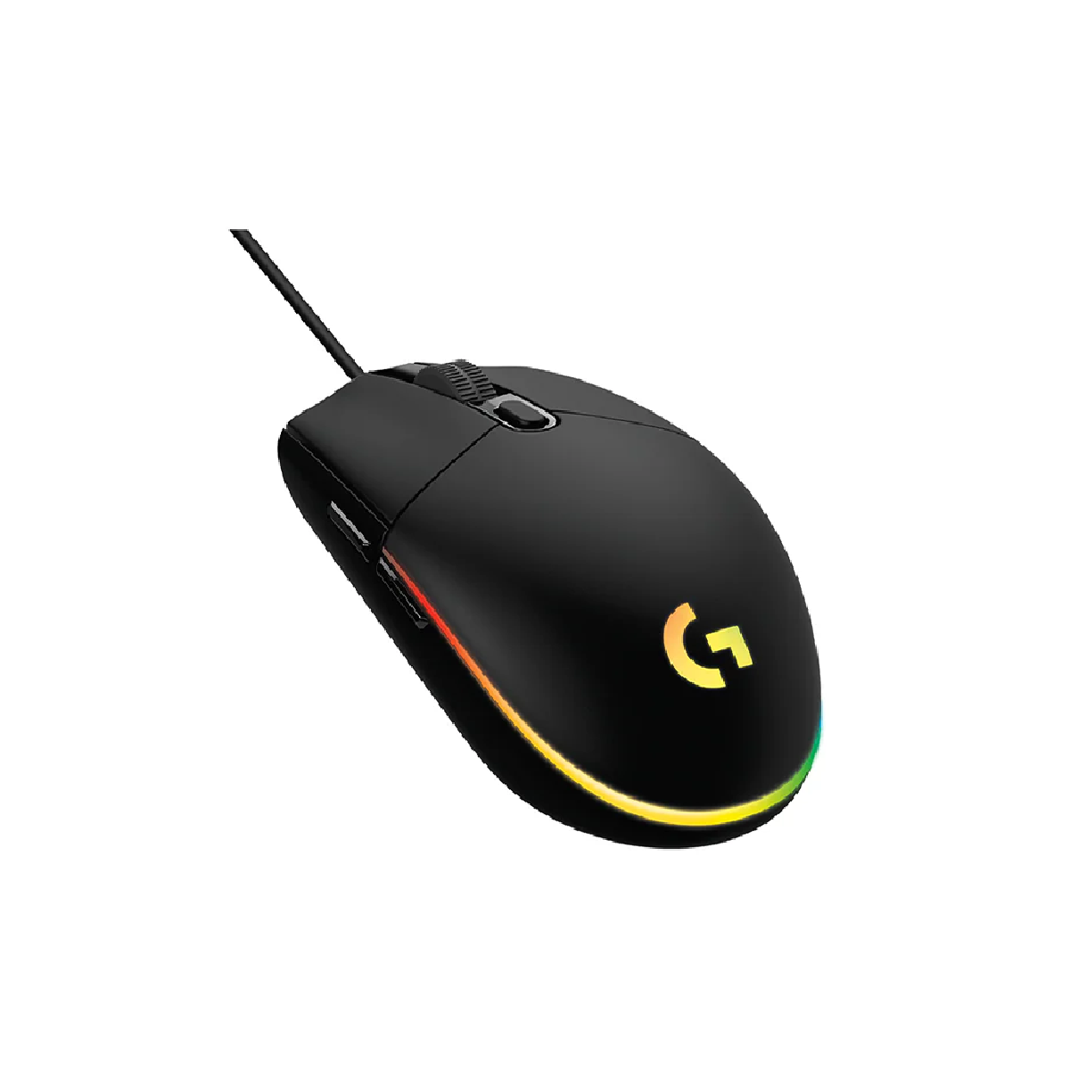 LOGITECH G102 | 200 - 8000 DPI | 10 Million Clicks | 6 Programmable Buttons | Lightsync RGB Color Wave |  Wired RGB Gaming Mouse (Black)