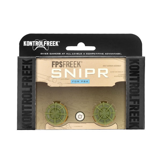 KONTROLFREEK Performance Thumbstick For PlayStation 4 DualShock 4 Controller / PlayStation 5 DualSense Controller / Xbox One Controller (FPS Freek Snipr GREEN Edition)