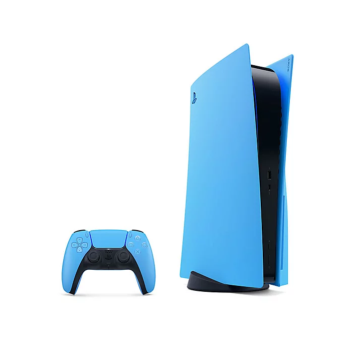SONY PlayStation 5 Fat Console Disc Edition Cover (Starlight Blue)
