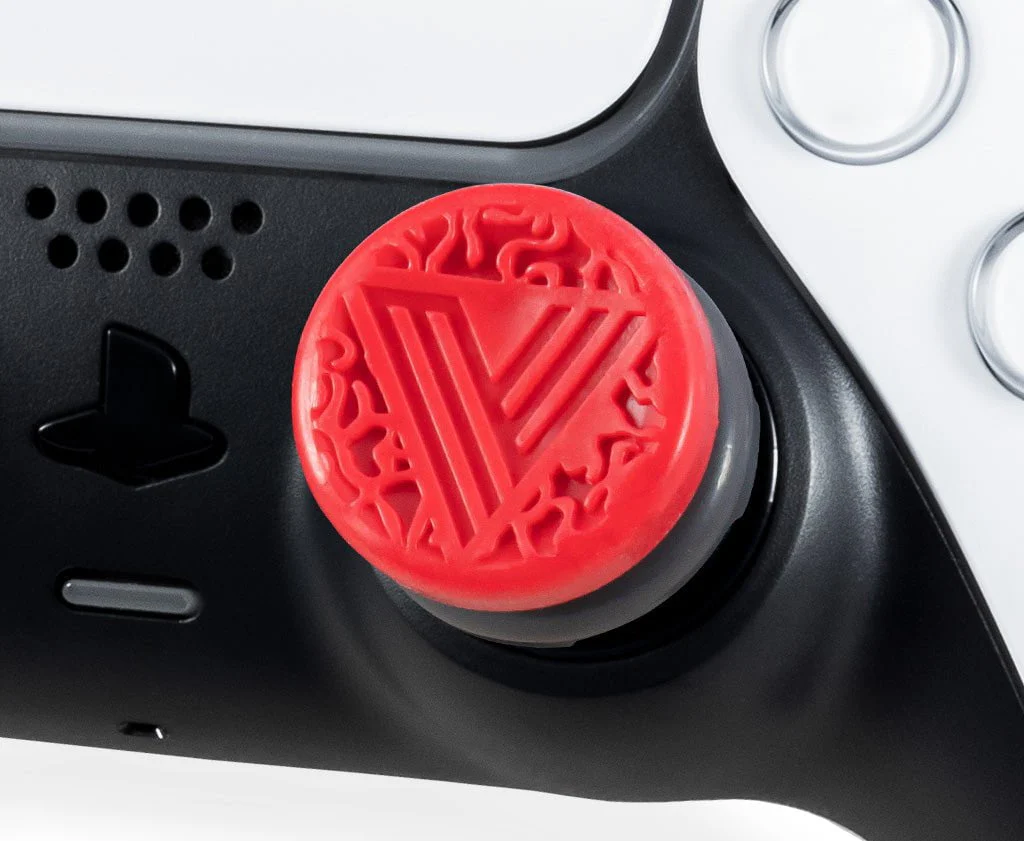 KONTROLFREEK Performance Thumbstick For PlayStation 4 DualShock 4 Controller / PlayStation 5 DualSense Controller / Xbox One Controller (Call Of Duty: Vanguard RED Edition)