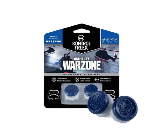 KONTROLFREEK Performance Thumbstick For PlayStation 4 DualShock 4 Controller / PlayStation 5 DualSense Controller / Xbox One Controller (Call Of Duty: Warzone BLUE Edition)