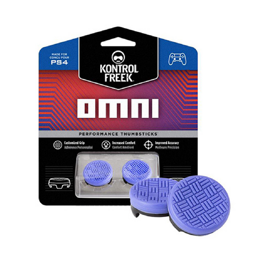 KONTROLFREEK Performance Thumbstick For PlayStation 4 DualShock 4 Controller / PlayStation 5 DualSense Controller / Xbox One Controller (Omni PURPLE Edition)