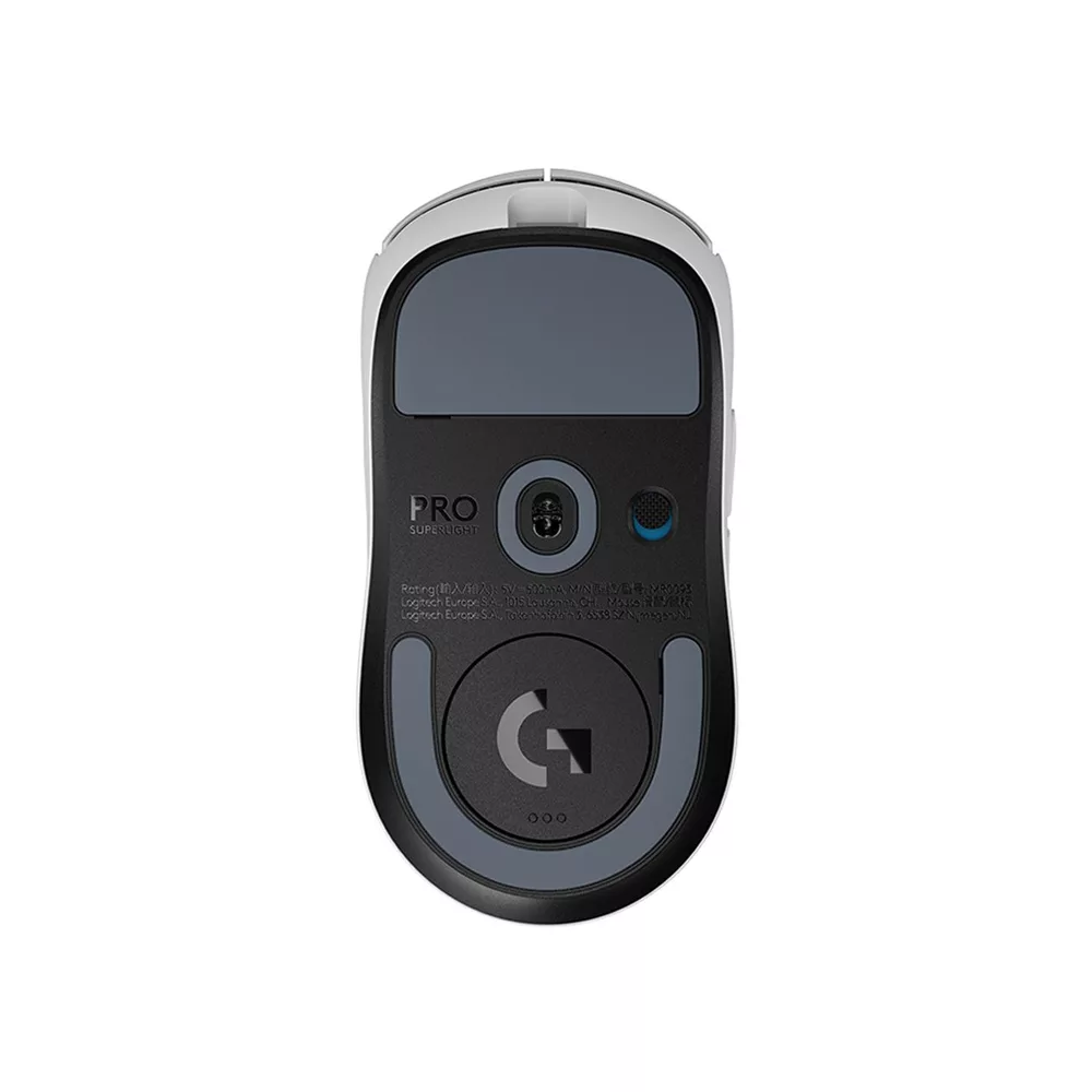 LOGITECH G Pro X Superlight | Maximum 25600 DPI | HERO 25K Sensor | 5 Programmable Buttons | PowerPlay Compatible | Advanced Low Latency Wireless | Ultra-Lightweight |Wireless Gaming Mouse (White)