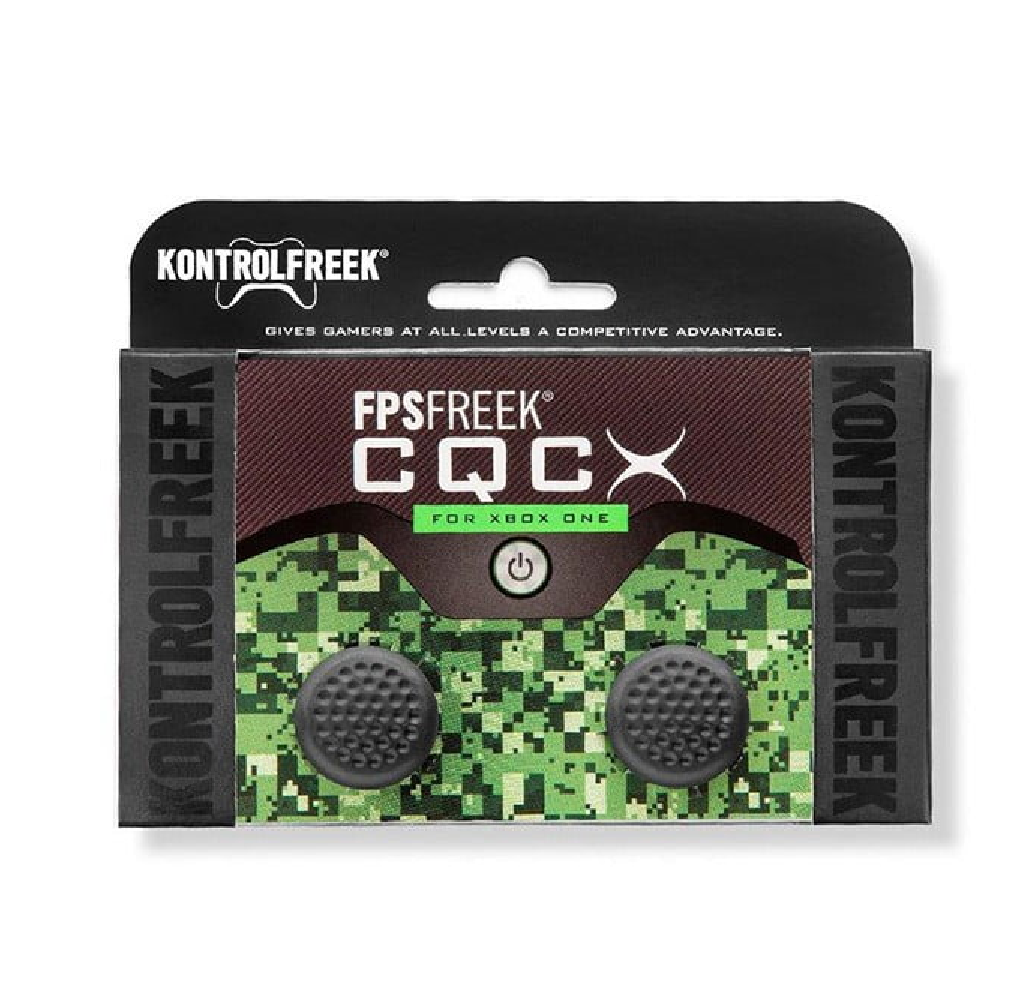 KONTROLFREEK Performance Thumbstick For PlayStation 4 DualShock 4 Controller / PlayStation 5 DualSense Controller / Xbox One Controller (CQCX BLACK Edition)