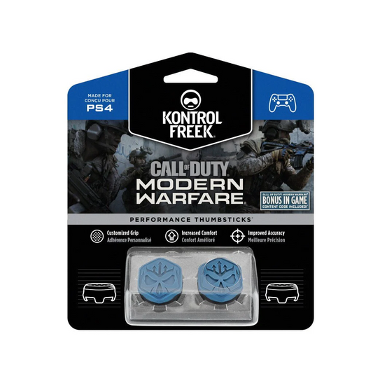 KONTROLFREEK Performance Thumbstick For PlayStation 4 DualShock 4 Controller / PlayStation 5 DualSense Controller / Xbox One Controller (Call Of Duty: Modern Warfare BLUE Edition)