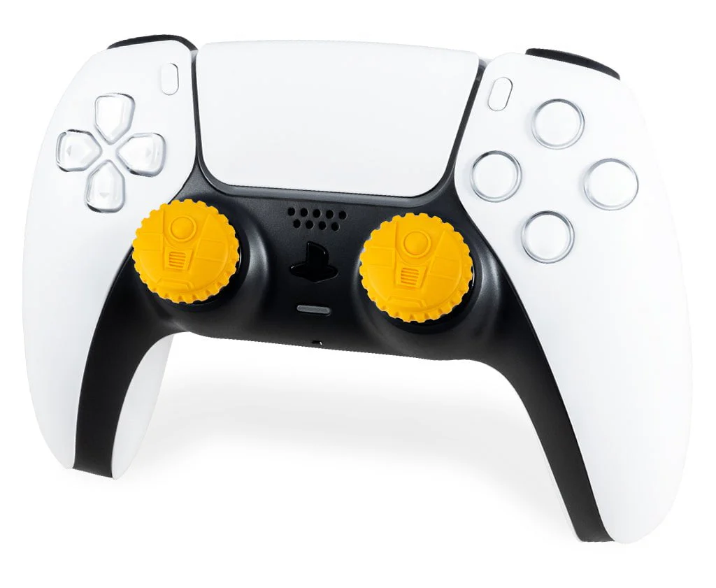KONTROLFREEK Performance Thumbstick For PlayStation 4 DualShock 4 Controller / PlayStation 5 DualSense Controller / Xbox One Controller (Borderlands 3 ClapTrap ORANGE Edition)