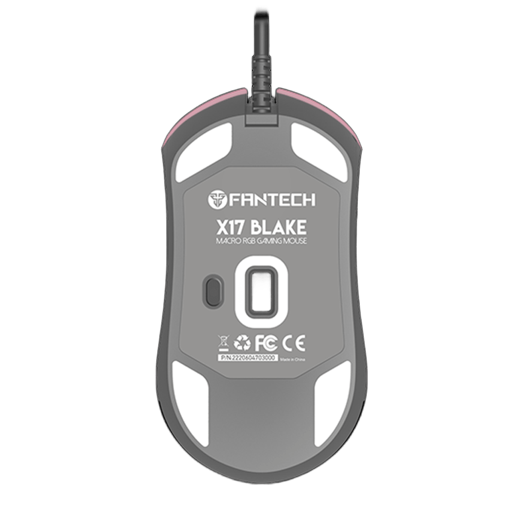 FANTECH X17 Blake | Adjustable 200 - 10000 DPI | Huano 20 Million Switch | 7 Programmable Buttons | Wired Macro RGB Gaming Mouse (Sakura Edition)
