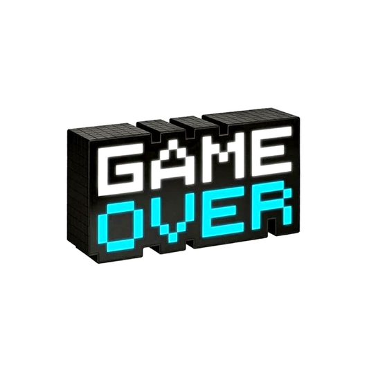 BL003 GAME OVER 8-bit Pixel Icon Light | Retro Style | Color Phasing Mode | Multiple Color Options | Gaming Lighting