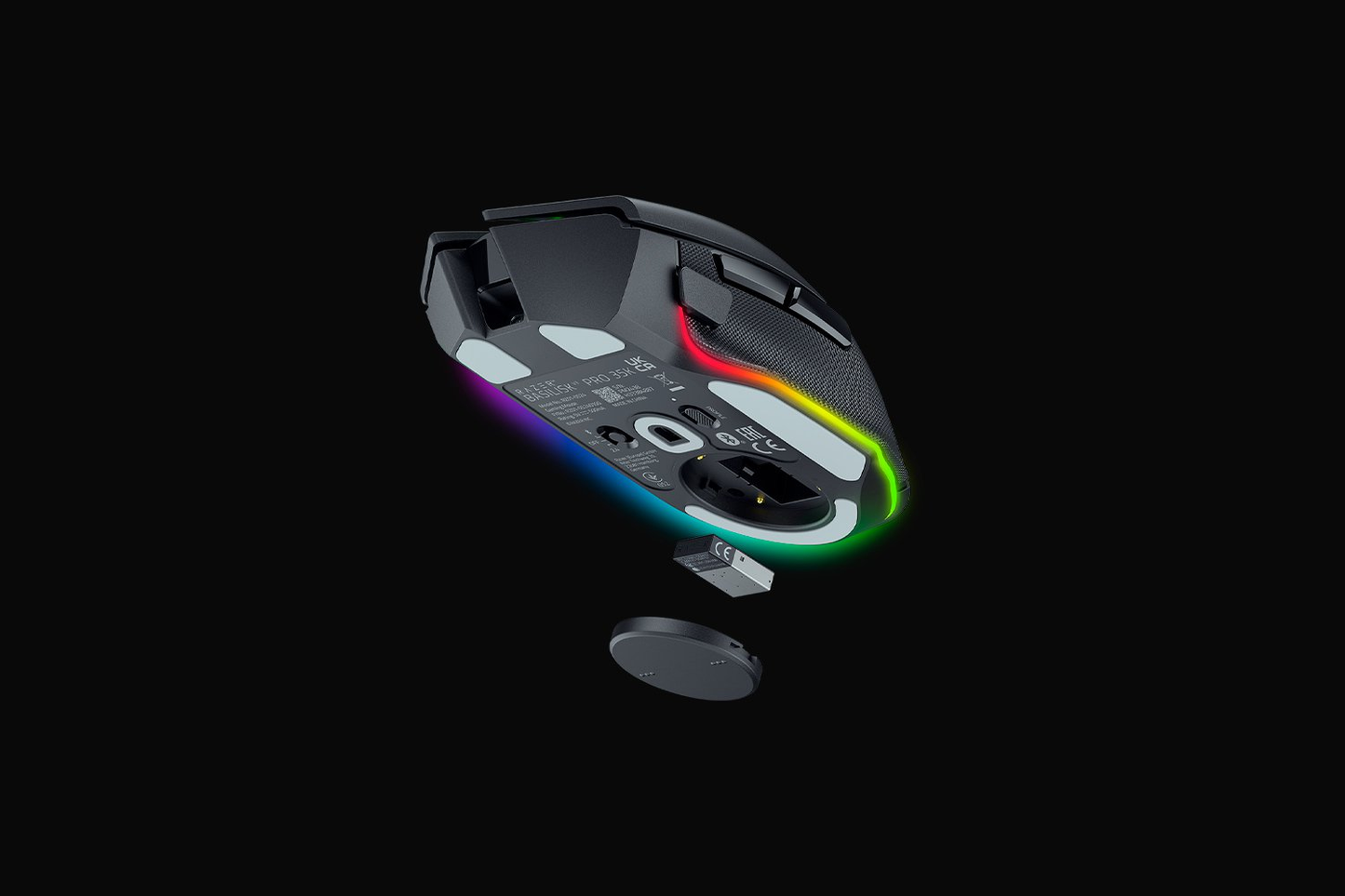 RAZER Basilisk V3 35K Pro | 11 Programmable Buttons | Focus Pro 35K Optical Sensor Gen 2 + 35K DPI | Razer Optical Switches Gen 3 with 90 Million Clicks | Razer HyperSpeed Wireless + Bluetooth | Long Battery Life | Wireless RGB Gaming Mouse (Black)