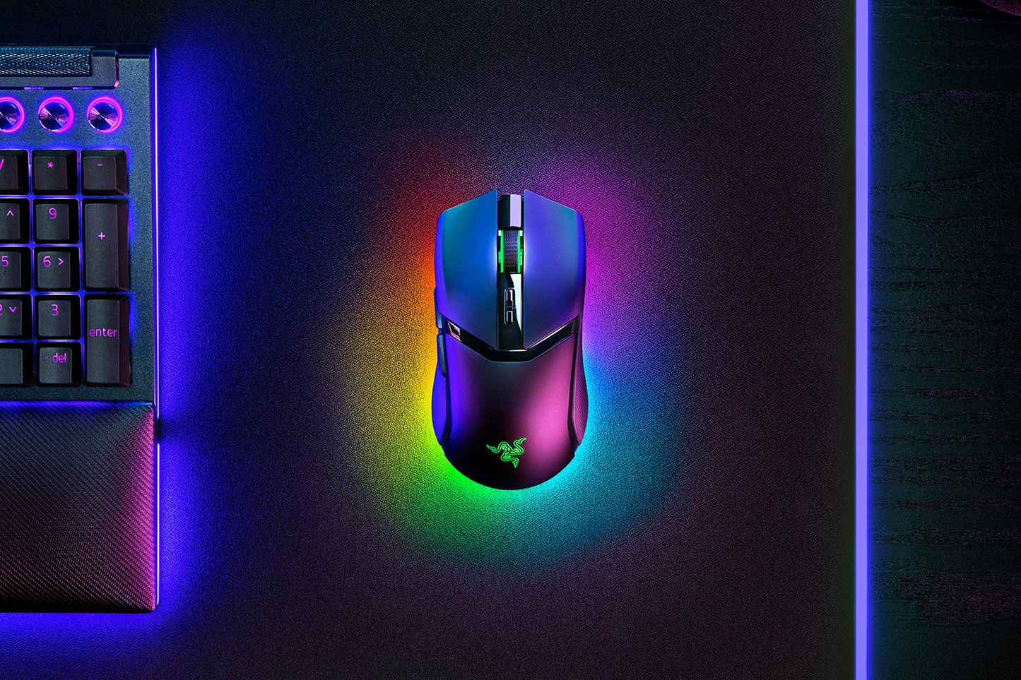 RAZER Cobra Pro | 8 Programmable Buttons | Focus Pro 30K Optical Sensor + 30K DPI | Razer Optical Switches Gen 3 + 90 Million Clicks | Razer HyperSpeed Wireless + Bluetooth + 2.4GHz | Long Battery Life | Wireless & Wired RGB Gaming Mouse (Black)