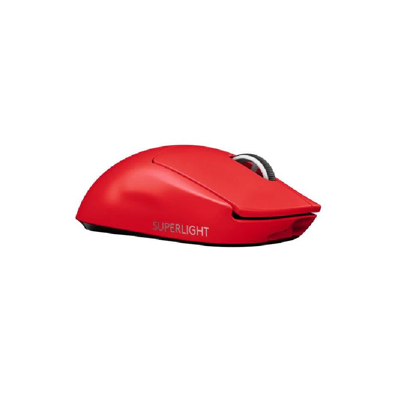 LOGITECH G Pro X Superlight | Maximum 25600 DPI | HERO 25K Sensor | 5 Programmable Buttons | PowerPlay Compatible | Advanced Low Latency Wireless | Ultra-Lightweight |Wireless Gaming Mouse (Red)