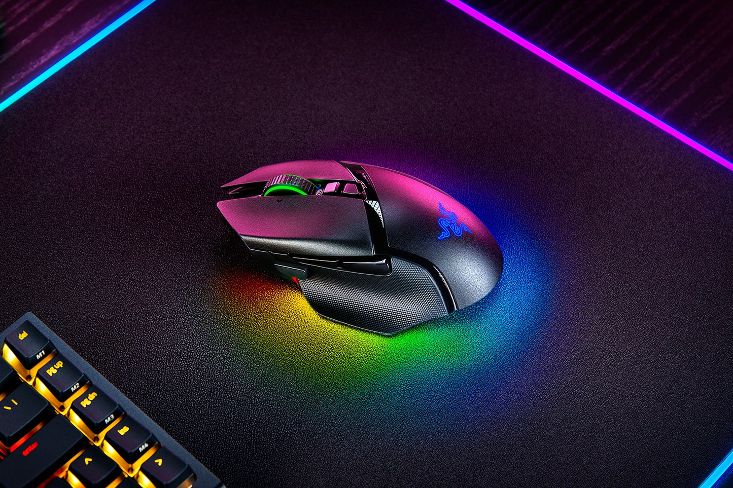 RAZER Basilisk V3 35K Pro | 11 Programmable Buttons | Focus Pro 35K Optical Sensor Gen 2 + 35K DPI | Razer Optical Switches Gen 3 with 90 Million Clicks | Razer HyperSpeed Wireless + Bluetooth | Long Battery Life | Wireless RGB Gaming Mouse (Black)