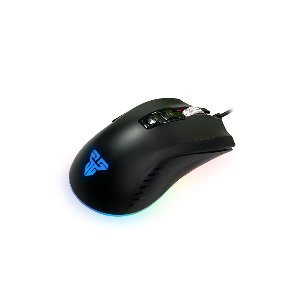 FANTECH X14 Rangers | Adjustable 500 - 4000DPI | Huano 20 Million Switch | 7 Programmable Buttons | Wired Customizable 16.8 Million RGB Gaming Mouse (Black)