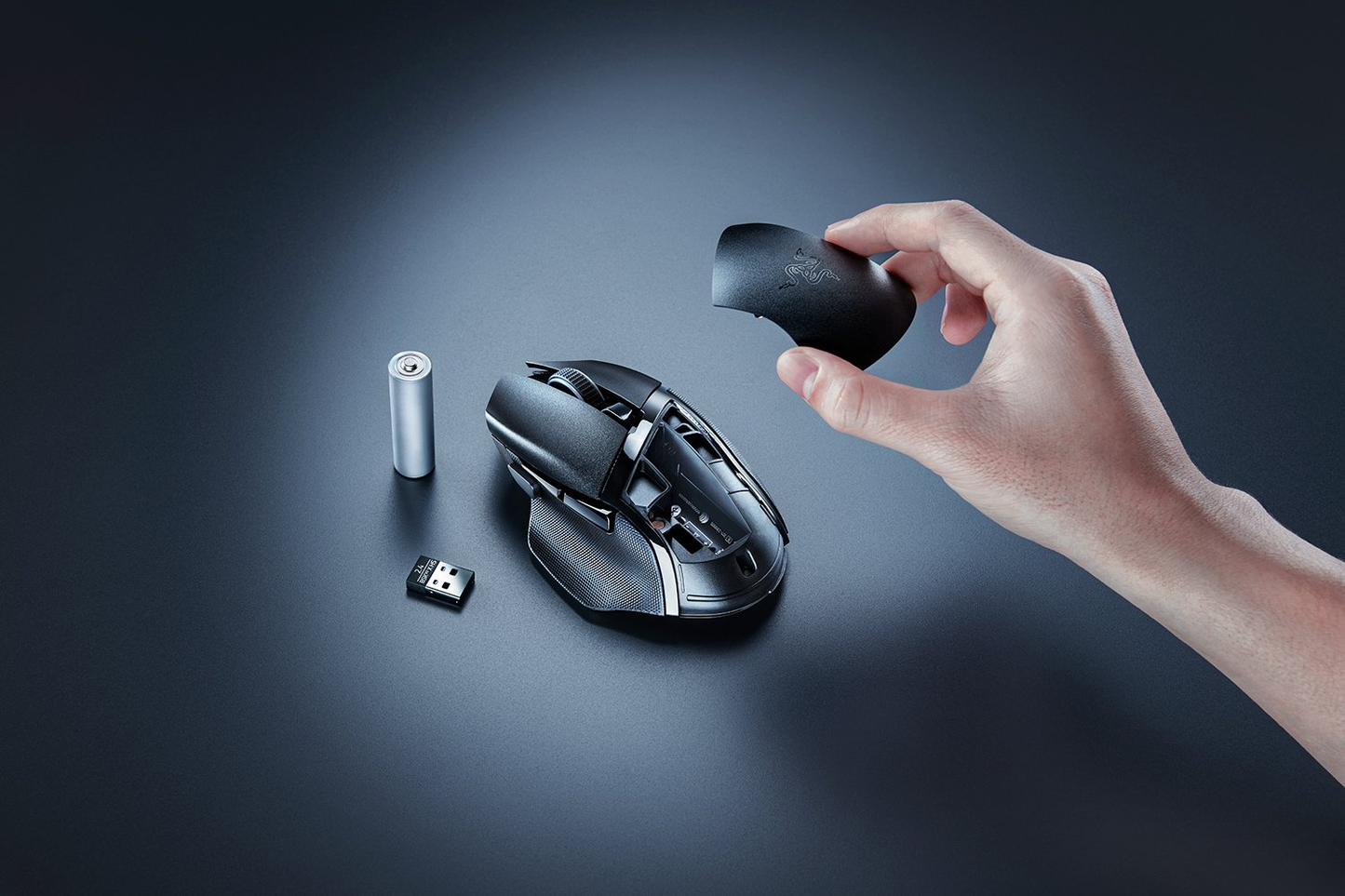 RAZER Basilisk V3 X HyperSpeed | 7 Programmable Buttons | Razer 5G Advanced Optical Sensor + 18K DPI | Razer Mechanical Switches Gen 2 + 60 Million Clicks | Razer HyperSpeed Wireless + Bluetooth | Long Battery Life | Wireless RGB Gaming Mouse (Black)
