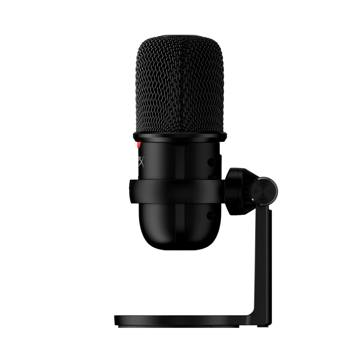 HYPERX SoloCast | Cardioid Polar Patterns | Tap-to-mute Sensor | Flexible Adjustable Stand | Wired Gaming Microphone (Black)