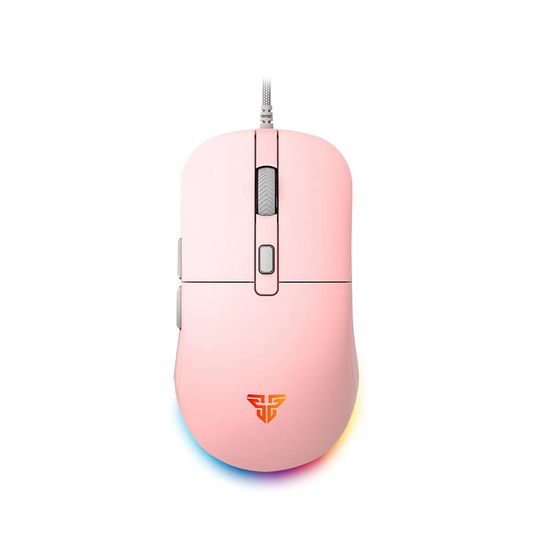 FANTECH VX9S-MJ Kanata S | Adjustable 400 - 7200 DPI | Huano 10 Million Switch | 6 Programmable Buttons | Wired ARGB Pro Gaming Mouse  (Pink)