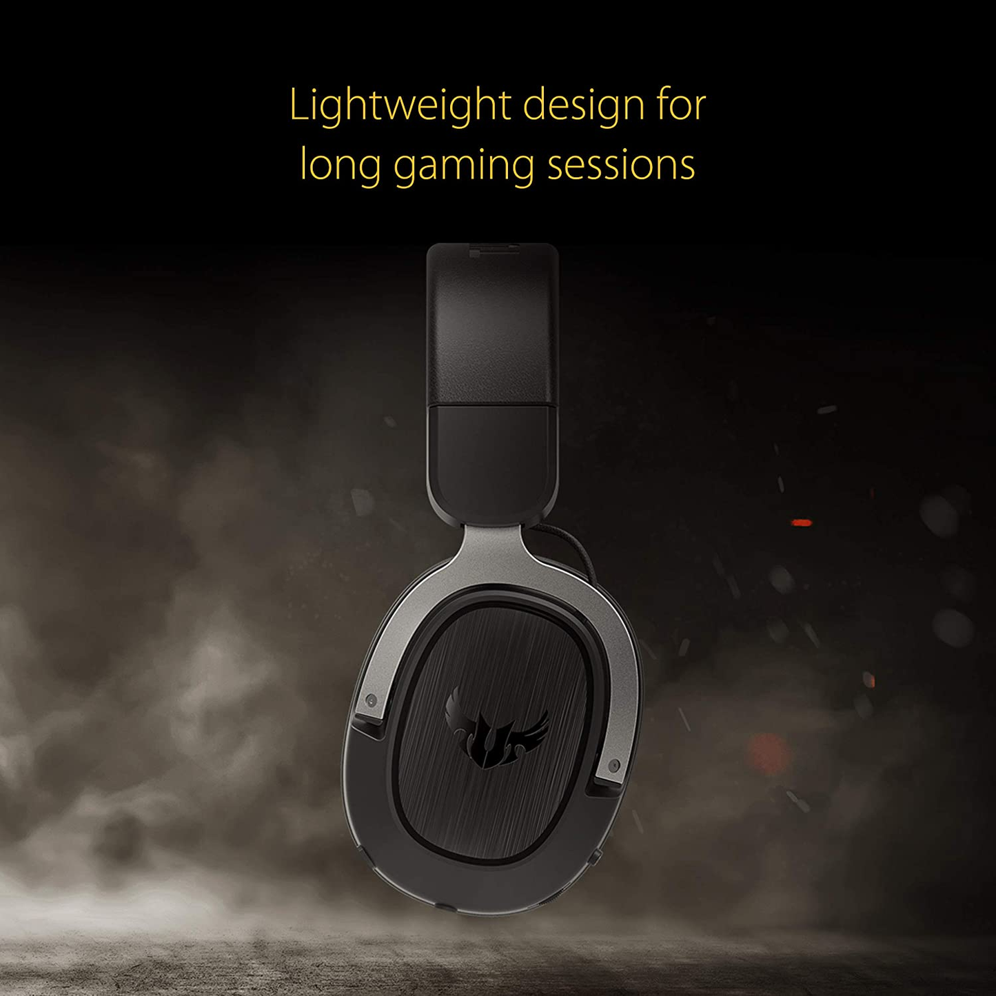 ASUS TUF Gaming H3 | 50mm Essence Driver | 7.1 Virtual Surround Sound | Stainless Steel Headband | Lightweight | Wired Gaming Headphones & Headsets (Gun Metal)
