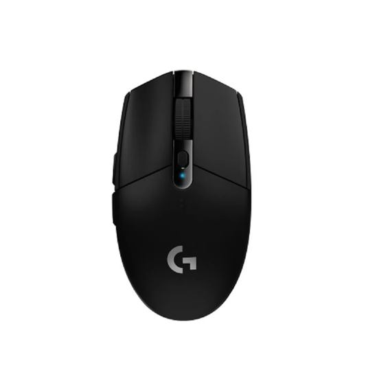LOGITECH G304 Lightspeed | Maximum 12000 DPI | 250 Hours Playtime | Mechanical Button | 6 Programmable Buttons | HERO Optical Sensor | Wireless Gaming Mouse (Black)