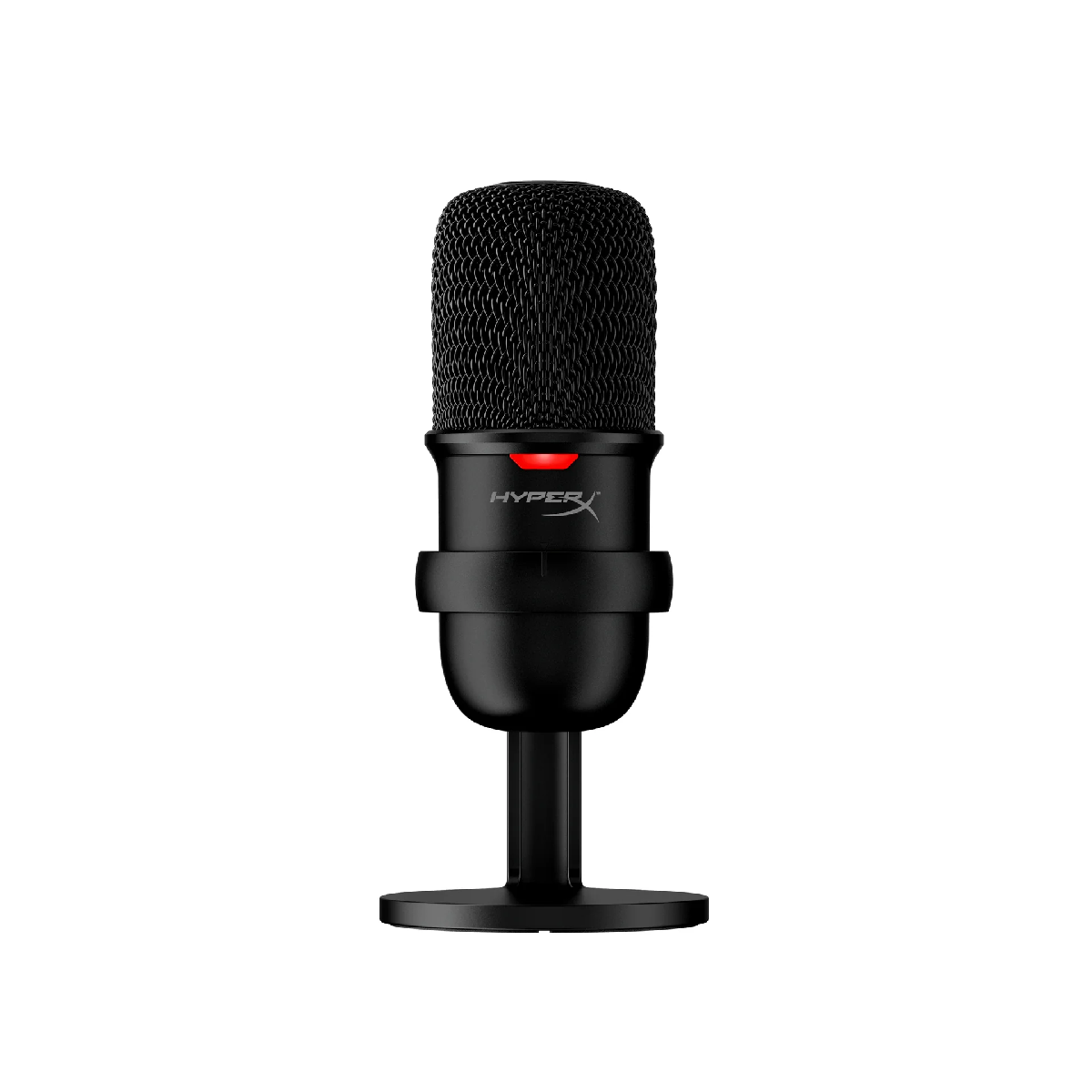 HYPERX SoloCast | Cardioid Polar Patterns | Tap-to-mute Sensor | Flexible Adjustable Stand | Wired Gaming Microphone (Black)