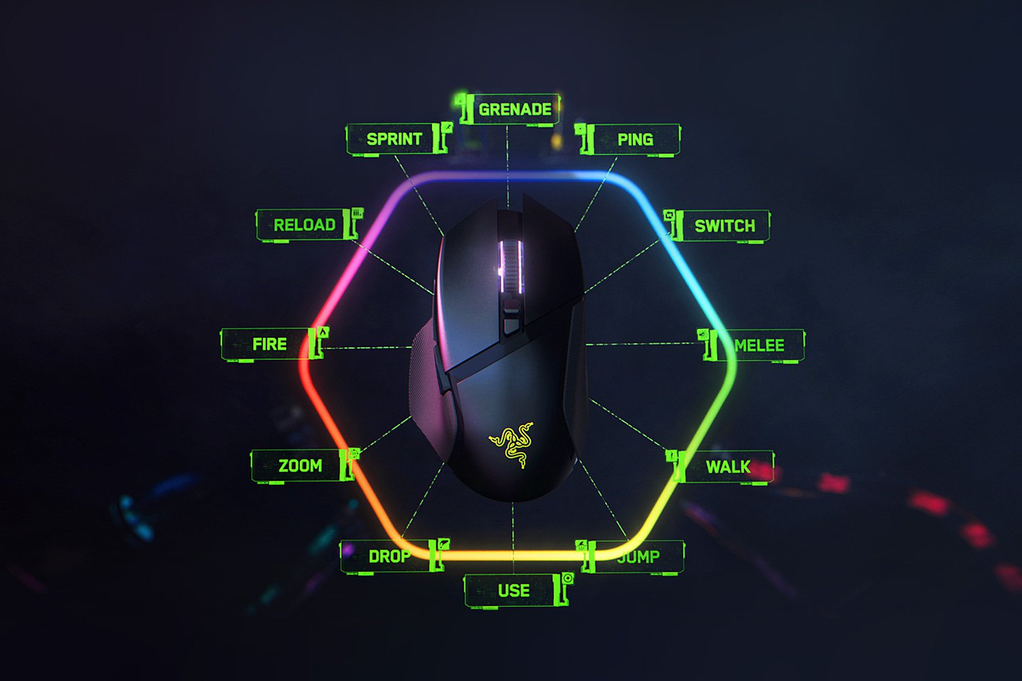 RAZER Basilisk V3 35K Pro | 11 Programmable Buttons | Focus Pro 35K Optical Sensor Gen 2 + 35K DPI | Razer Optical Switches Gen 3 with 90 Million Clicks | Razer HyperSpeed Wireless + Bluetooth | Long Battery Life | Wireless RGB Gaming Mouse (Black)