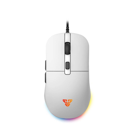 FANTECH VX9S-WH Kanata S | Adjustable 400 - 7200 DPI | Huano 10 Million Switch | 6 Programmable Buttons | Wired ARGB Pro Gaming Mouse  (White)