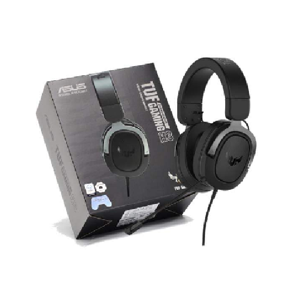 ASUS TUF Gaming H3 | 50mm Essence Driver | 7.1 Virtual Surround Sound | Stainless Steel Headband | Lightweight | Wired Gaming Headphones & Headsets (Gun Metal)