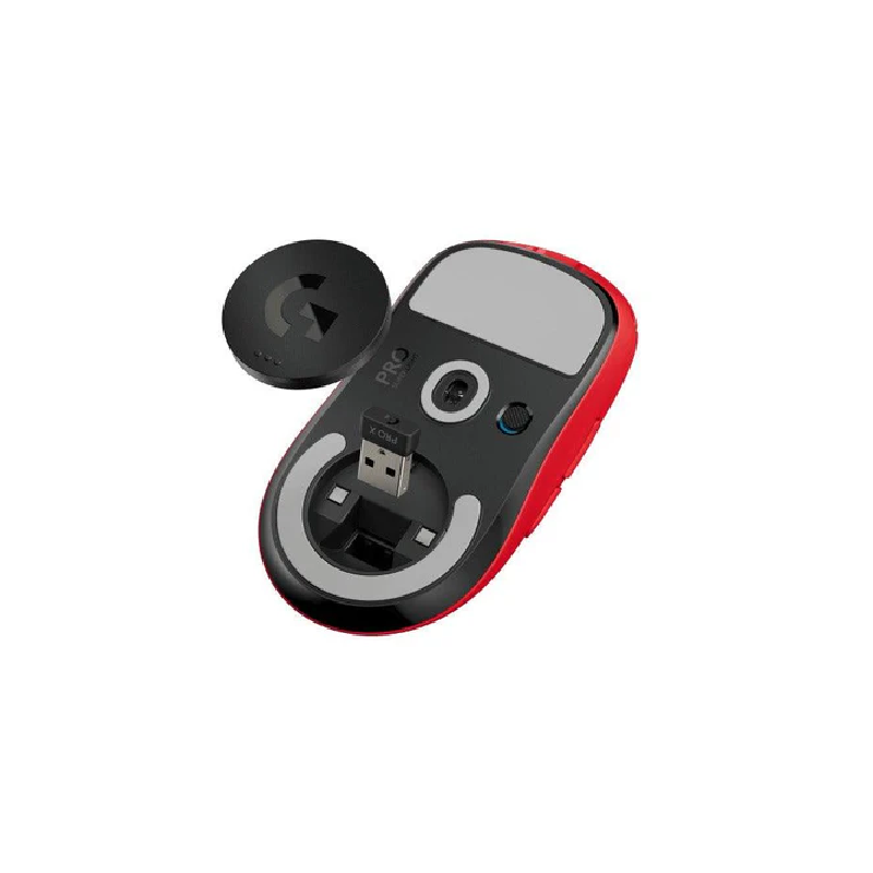 LOGITECH G Pro X Superlight | Maximum 25600 DPI | HERO 25K Sensor | 5 Programmable Buttons | PowerPlay Compatible | Advanced Low Latency Wireless | Ultra-Lightweight |Wireless Gaming Mouse (Red)