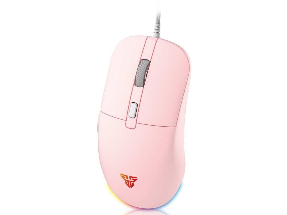 FANTECH VX9S-MJ Kanata S | Adjustable 400 - 7200 DPI | Huano 10 Million Switch | 6 Programmable Buttons | Wired ARGB Pro Gaming Mouse  (Pink)