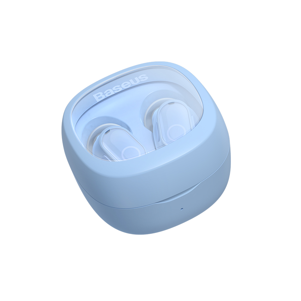 BASEUS Bowie WM02 | TWS | 25 Hours Total Playback | Dual Channel Low Latency Mode | Wireless Bluetooth Earbuds (Blue)