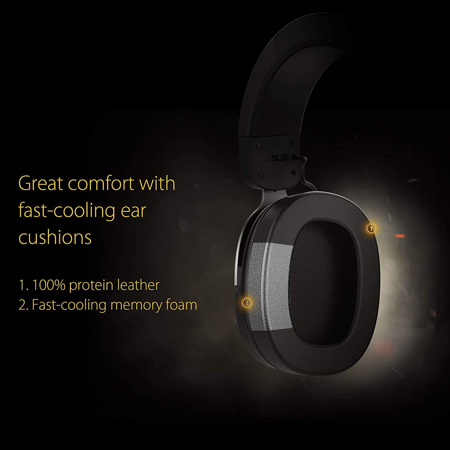 ASUS TUF Gaming H3 | 50mm Essence Driver | 7.1 Virtual Surround Sound | Stainless Steel Headband | Lightweight | Wired Gaming Headphones & Headsets (Gun Metal)