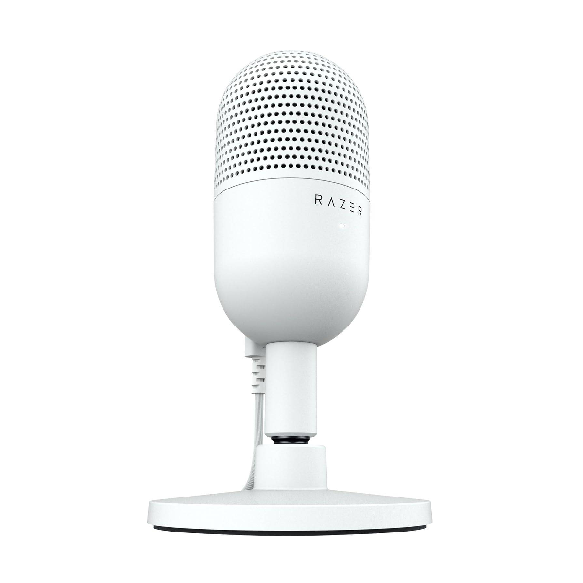 RAZER Seiren V3 Mini | Supercardioid Polar Pattern | Tap-to-mute Sensor | Built-in Shock Absorber | Ultra Compact | Wired Streaming & Gaming Microphone (White)