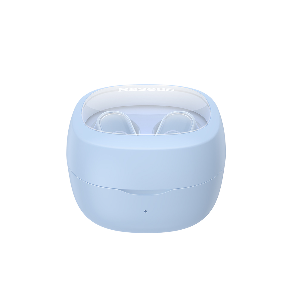 BASEUS Bowie WM02 | TWS | 25 Hours Total Playback | Dual Channel Low Latency Mode | Wireless Bluetooth Earbuds (Blue)