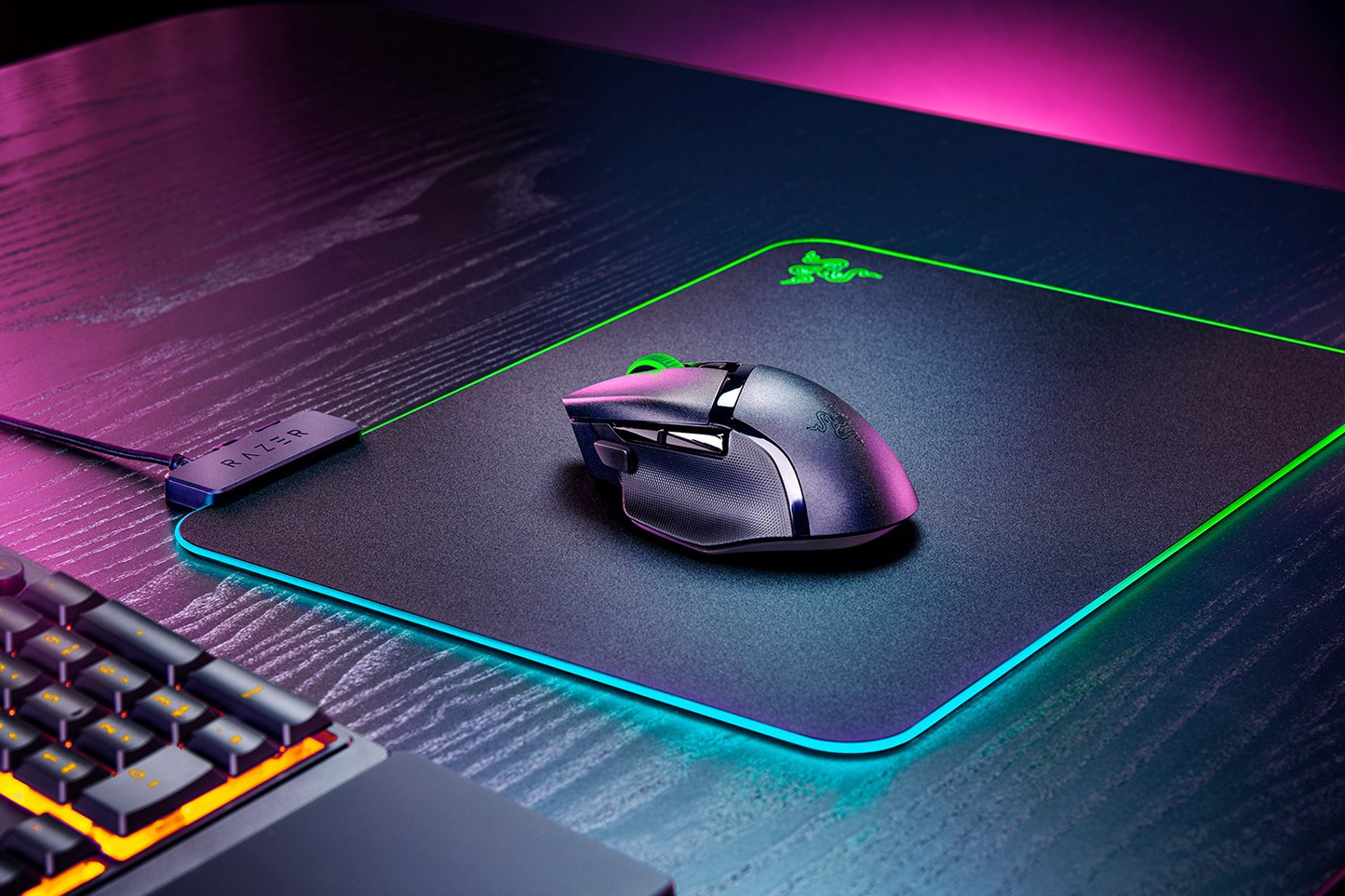 RAZER Basilisk V3 X HyperSpeed | 7 Programmable Buttons | Razer 5G Advanced Optical Sensor + 18K DPI | Razer Mechanical Switches Gen 2 + 60 Million Clicks | Razer HyperSpeed Wireless + Bluetooth | Long Battery Life | Wireless RGB Gaming Mouse (Black)
