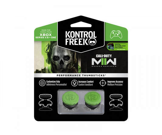 KONTROLFREEK Performance Thumbstick For PlayStation 4 DualShock 4 Controller / PlayStation 5 DualSense Controller / Xbox One Controller (Call Of Duty: Modern Warfare II GREEN Edition)
