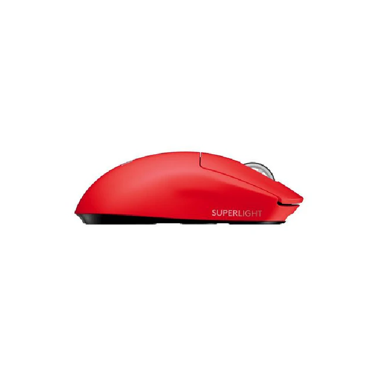 LOGITECH G Pro X Superlight | Maximum 25600 DPI | HERO 25K Sensor | 5 Programmable Buttons | PowerPlay Compatible | Advanced Low Latency Wireless | Ultra-Lightweight |Wireless Gaming Mouse (Red)