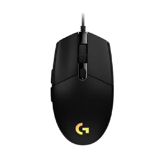LOGITECH G102 | 200 - 8000 DPI | 10 Million Clicks | 6 Programmable Buttons | Lightsync RGB Color Wave |  Wired RGB Gaming Mouse (Black)