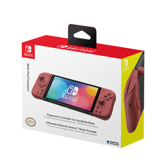 HORI NSW-373 Split Pad Compact For Nintendo Switch V1 / V2 / OLED (Apricot Red)