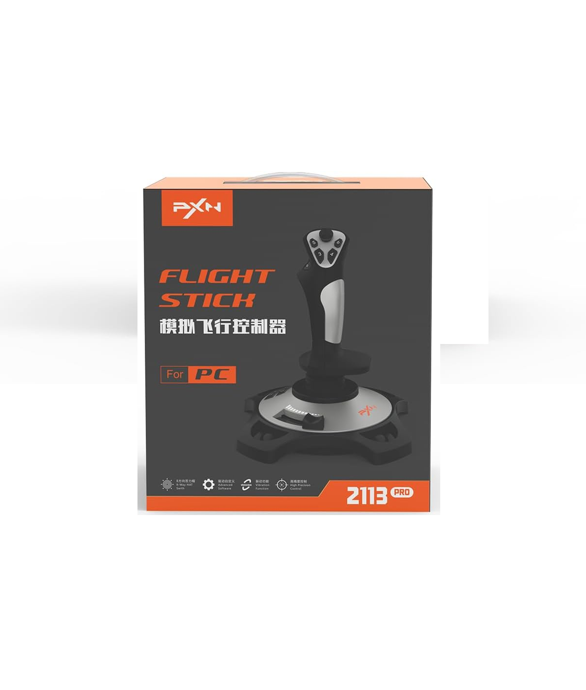 PXN PXN-2113 Pro 4 Axles Fixed Flight Simulator Joystick For PC