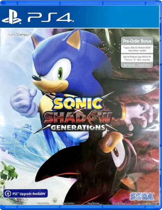 PS4 Sonic X Shadow Generations (R3 / Asia / English) PlayStation 4