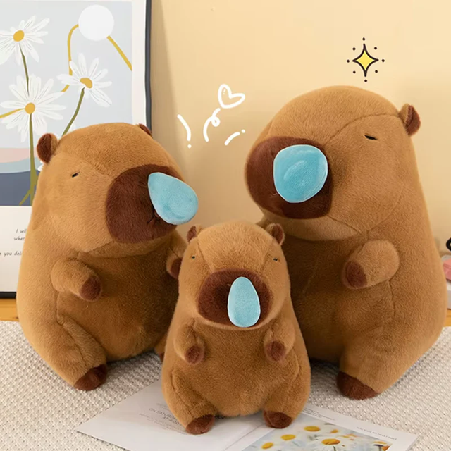 Capybara Plush Toy Plushie Soft Toy Running Nose 55CM