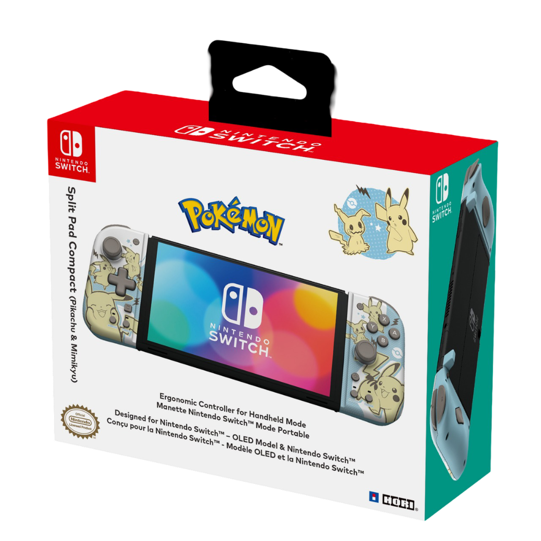 HORI NSW-411U Split Pad Compact For Nintendo Switch V1 / V2 / OLED (Pikachu & Mimikyu)